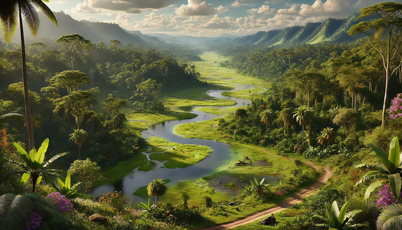 landscape of the reserva de biosfera ai art by cyberflora dhqfg8s fullview THE ASHGABAT TIMES