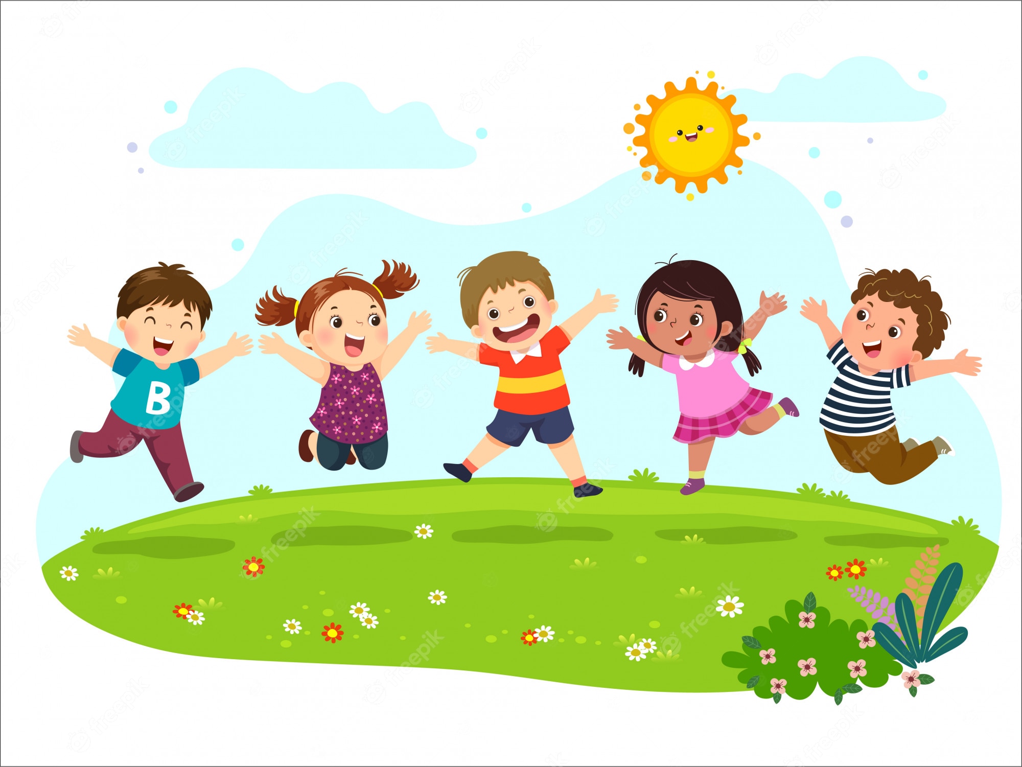 group happy kids jumping summer meadow 283146 3 THE ASHGABAT TIMES