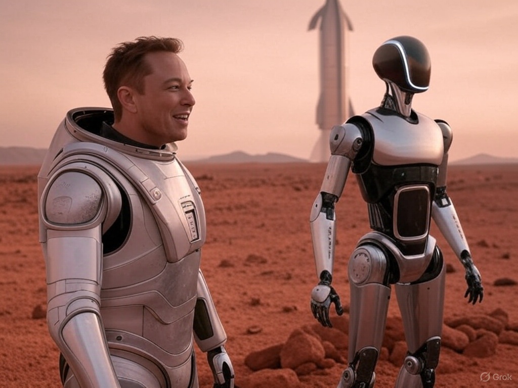 elon musk optimus starship mars landing 1 THE ASHGABAT TIMES