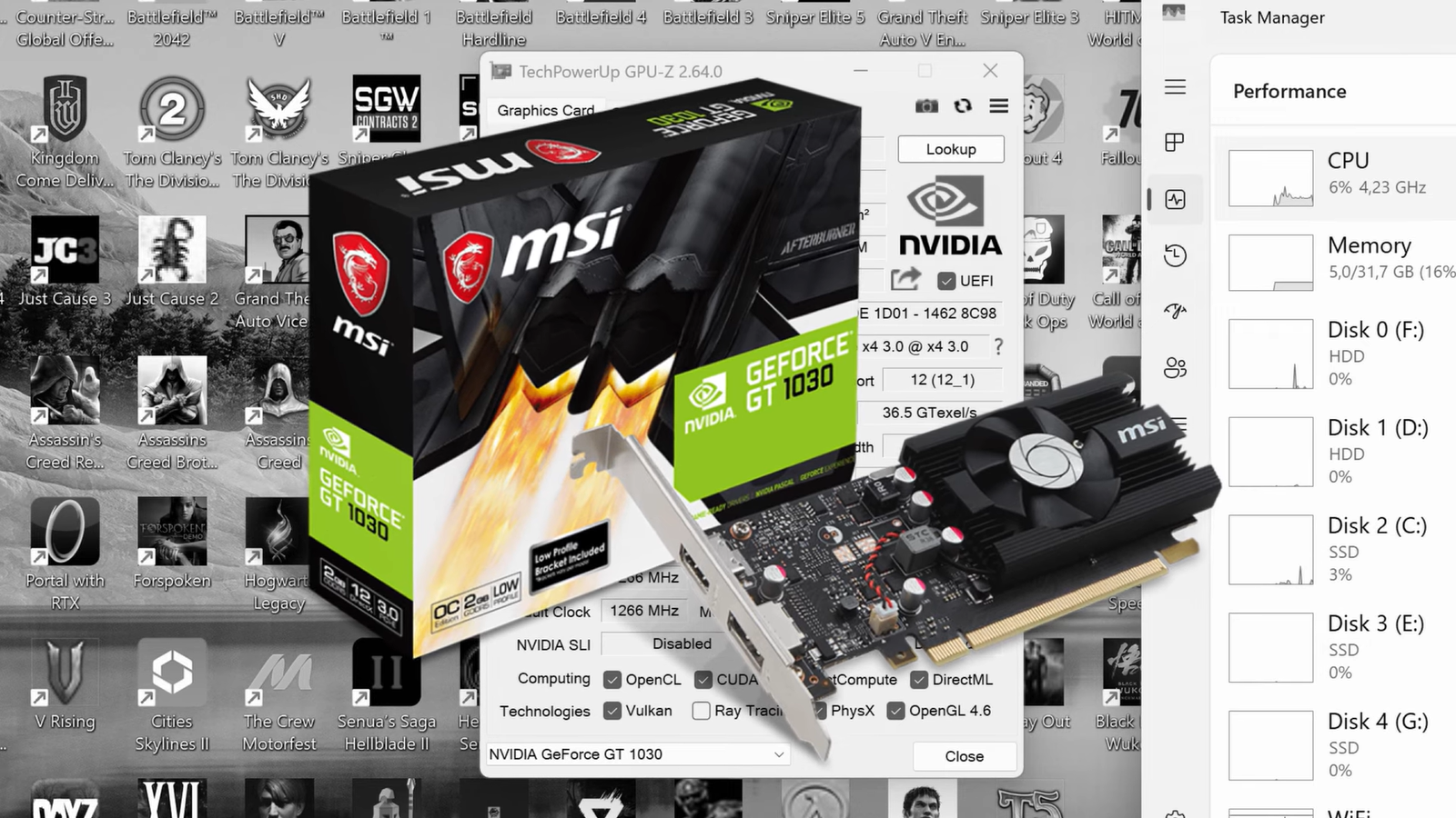 Бюджетную-видеокарту gt-1030-проверили-в играх-в 2025 г.