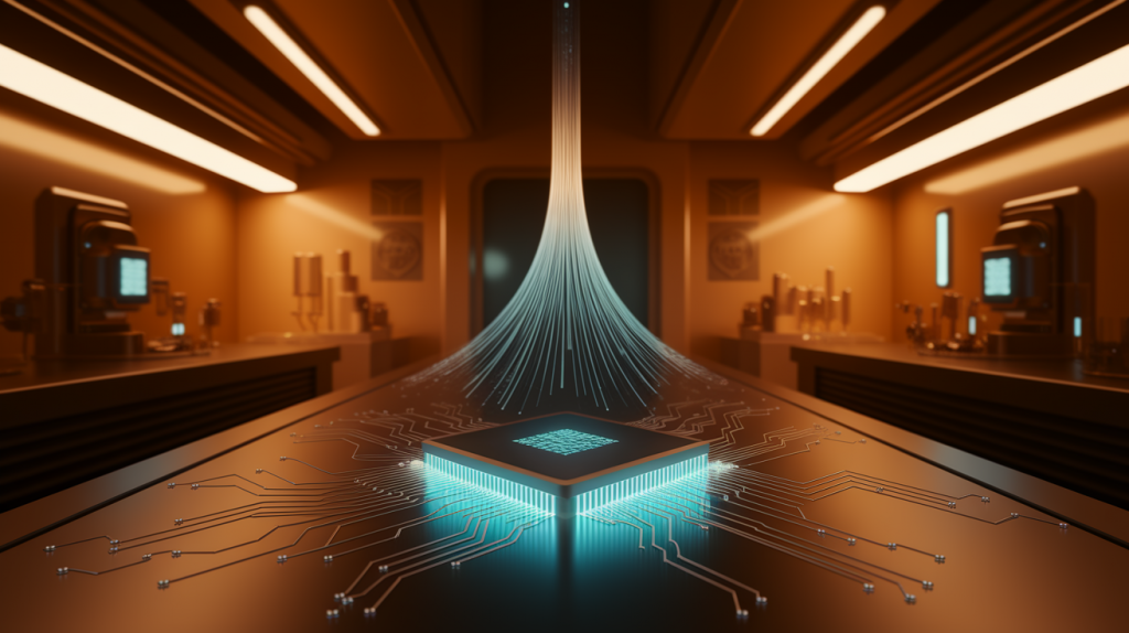 Фотонный-чип-ускорит-обучение-ИИ-при-помощи-света