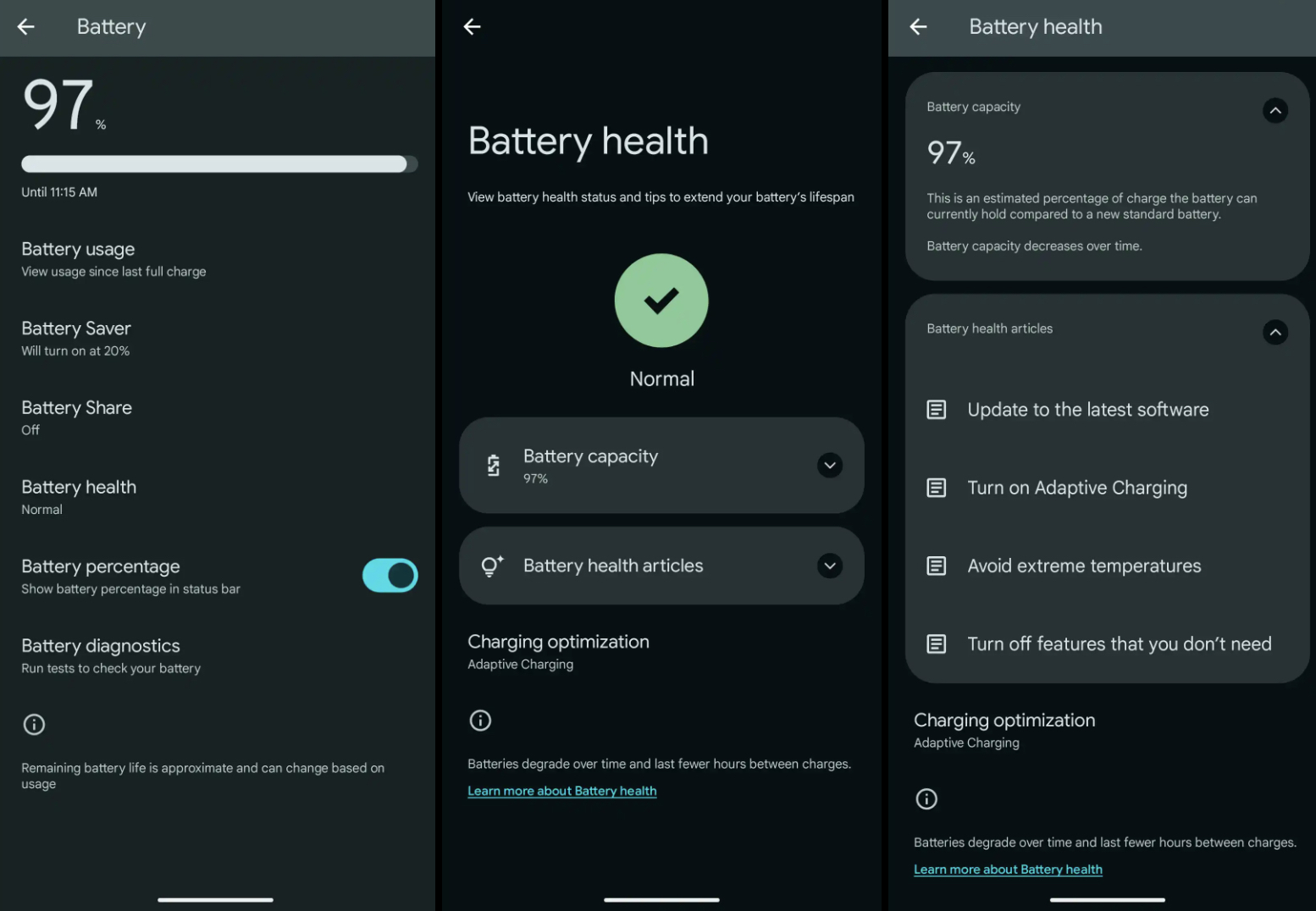 В-смартфонах-pixel-исчезла-страница-«Состояние-батареи»