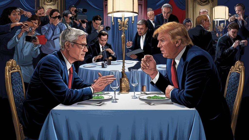 Трамп-поужинает-с-купившими-его-мемную-криптовалюту