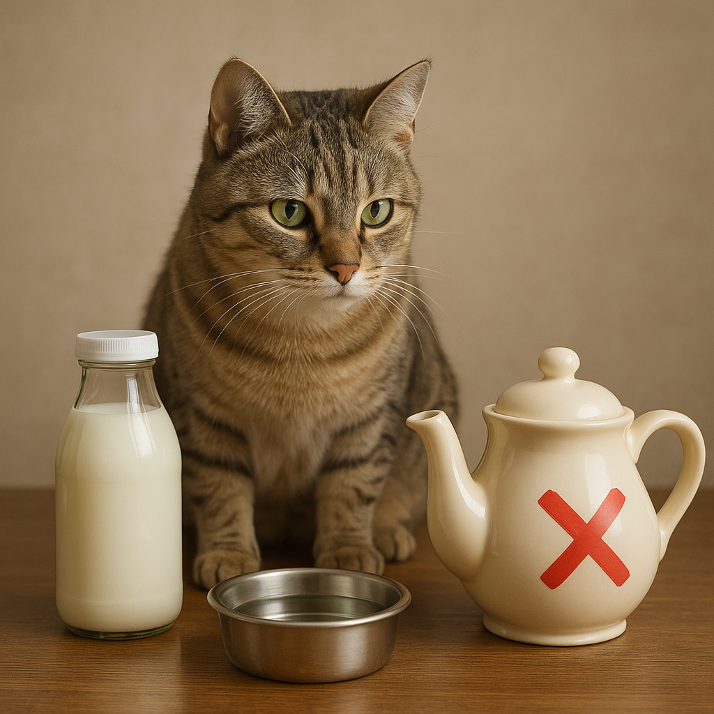 Нежирный-бульон:-что-кошка-ещё-может-пить,-кроме-воды