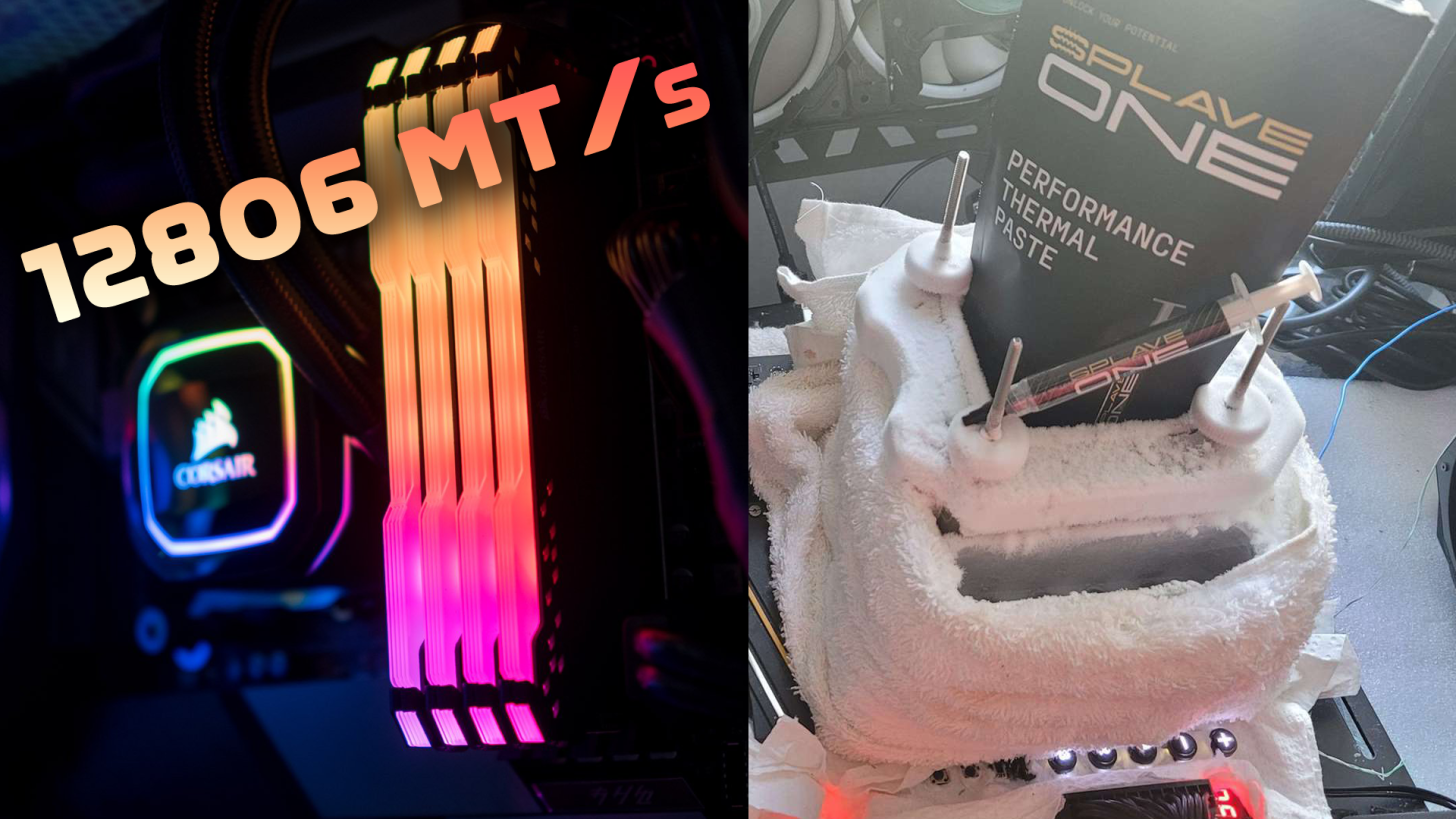 Энтузиаст-установил-новый-рекорд-разгона-ОЗУ,-преодолев-барьер-в-12-800-МТ/с