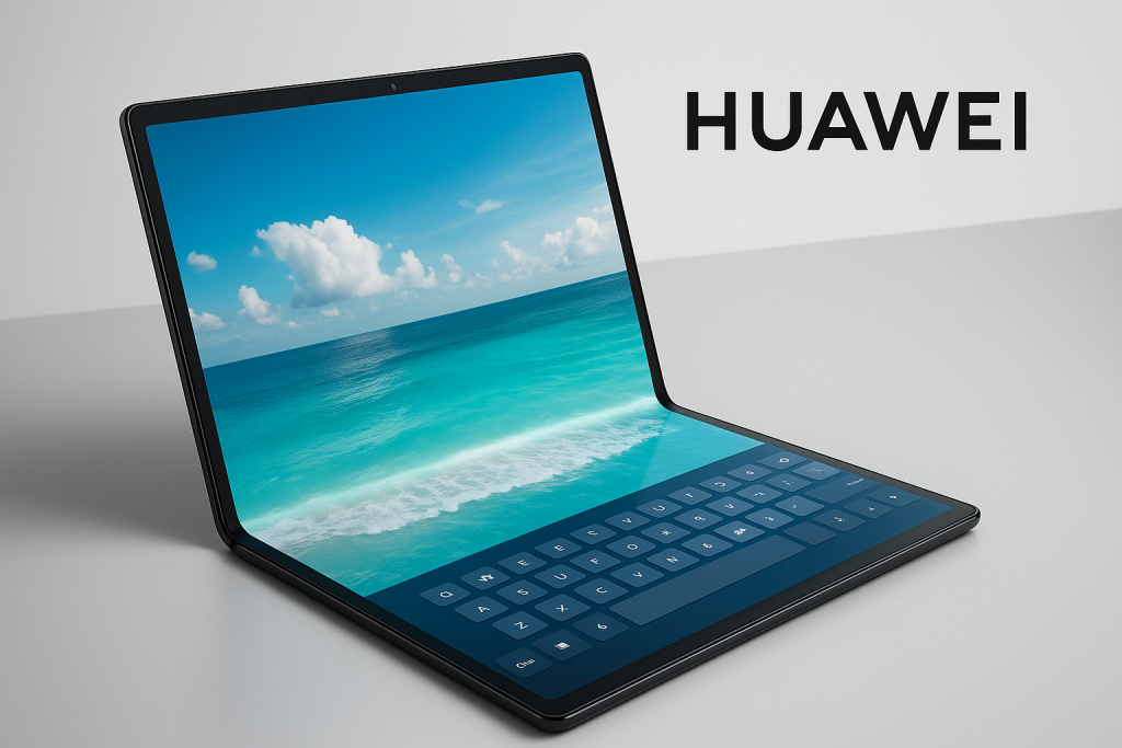 huawei-показала-ноутбук-matebook-fold-со-складным-экраном-и-виброклавишами