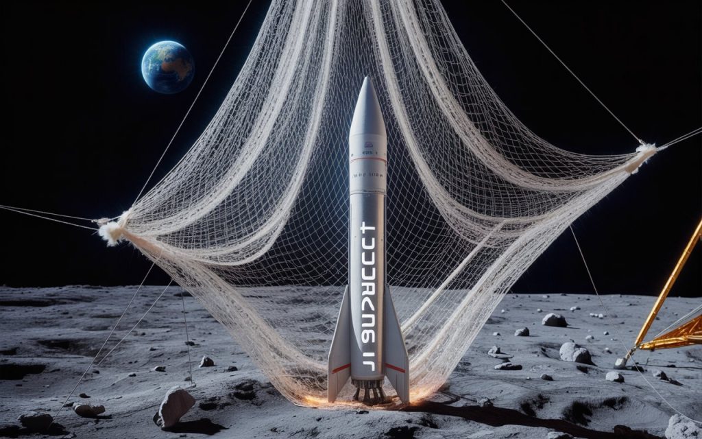 На Луне-предложили-собрать-гигантский-сачок-для-ловли-грузов