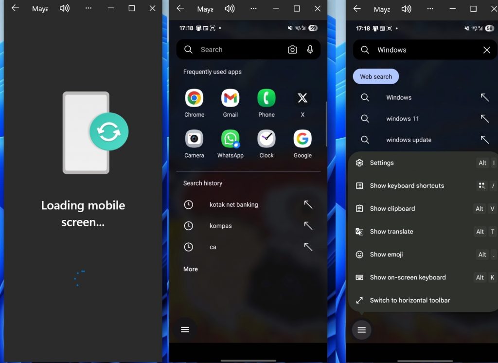 На-windows-11-появилась-функция-дублирования-экрана-android-из-меню-«Пуск»
