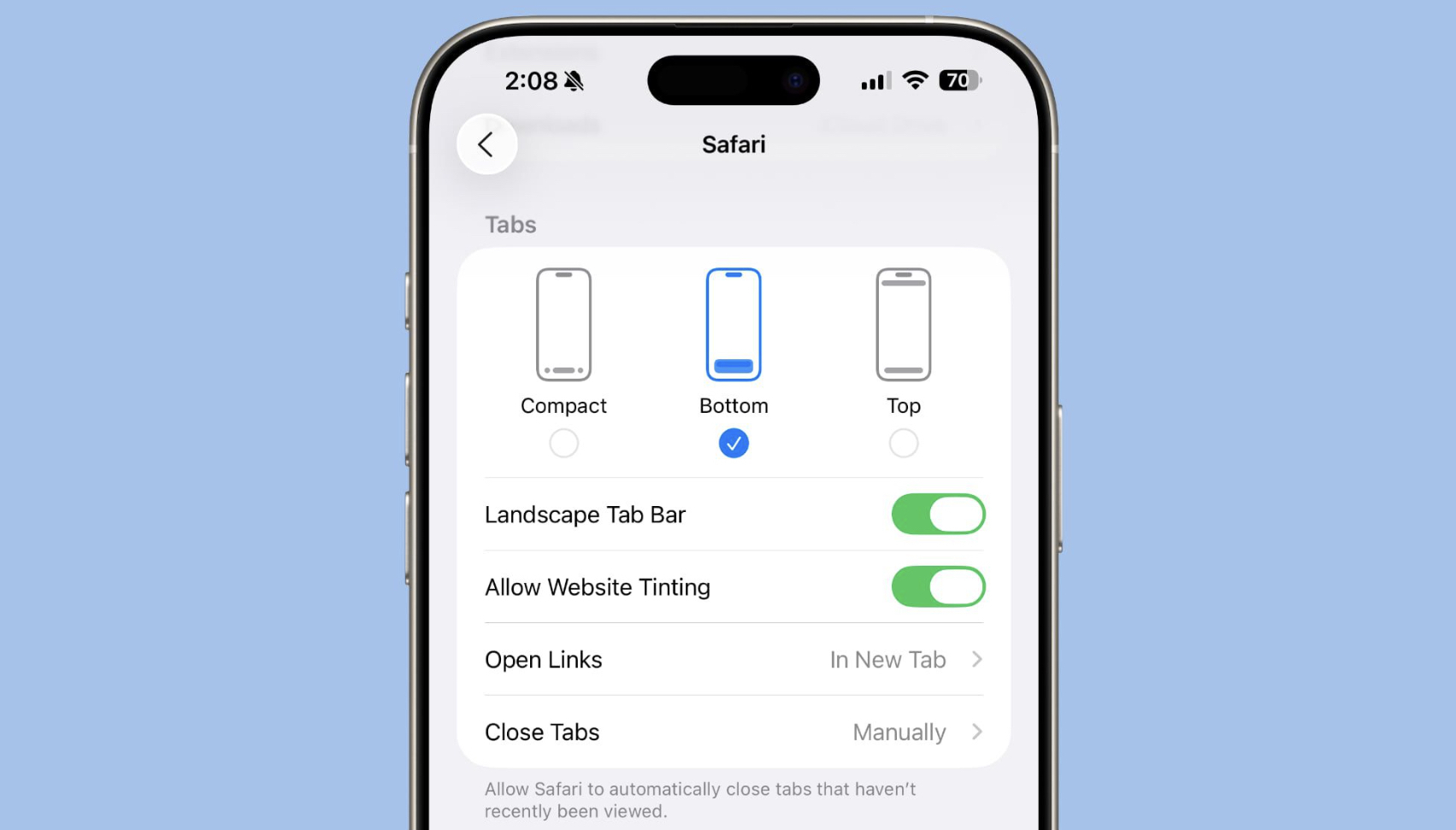 После-критики-apple-в-ios-26-появились-различные-варианты-дизайна-браузера-safari
