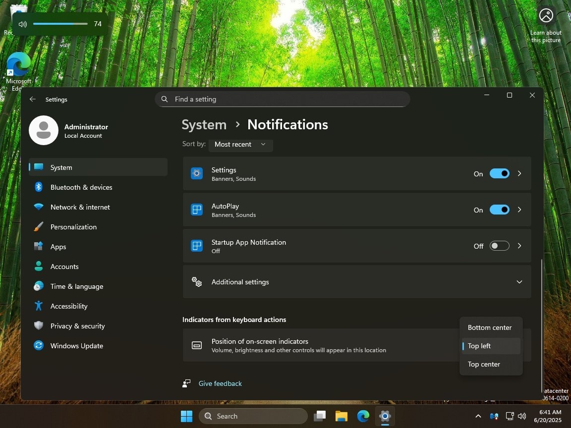 В-windows-11-появится-возможность-изменять-положение-регуляторов-звука-и-яркости