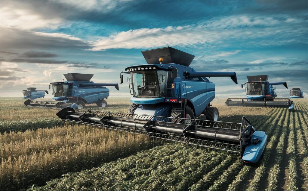 На полях-России-запустили-испытания-комбайнов-с ИИ