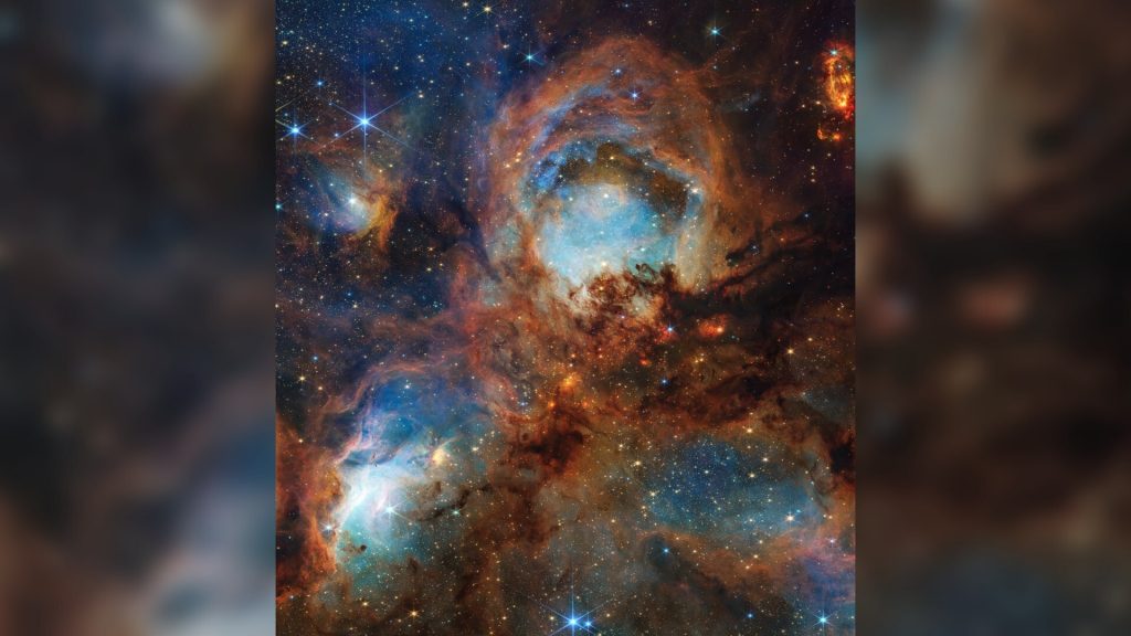 Телескоп-Джеймса-Уэбба-отметил-трехлетие-снимком-космической-«кошачьей-лапы»