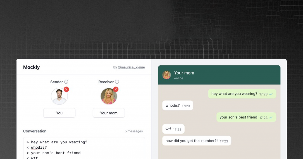 Вышел-mockly —-удобный-генератор-фейковых-переписок-из мессенджеров