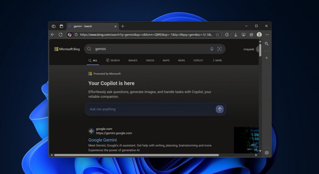microsoft-began-to-impose-copilot-instead-of-other-ai-when-searching-in-the-bing-system