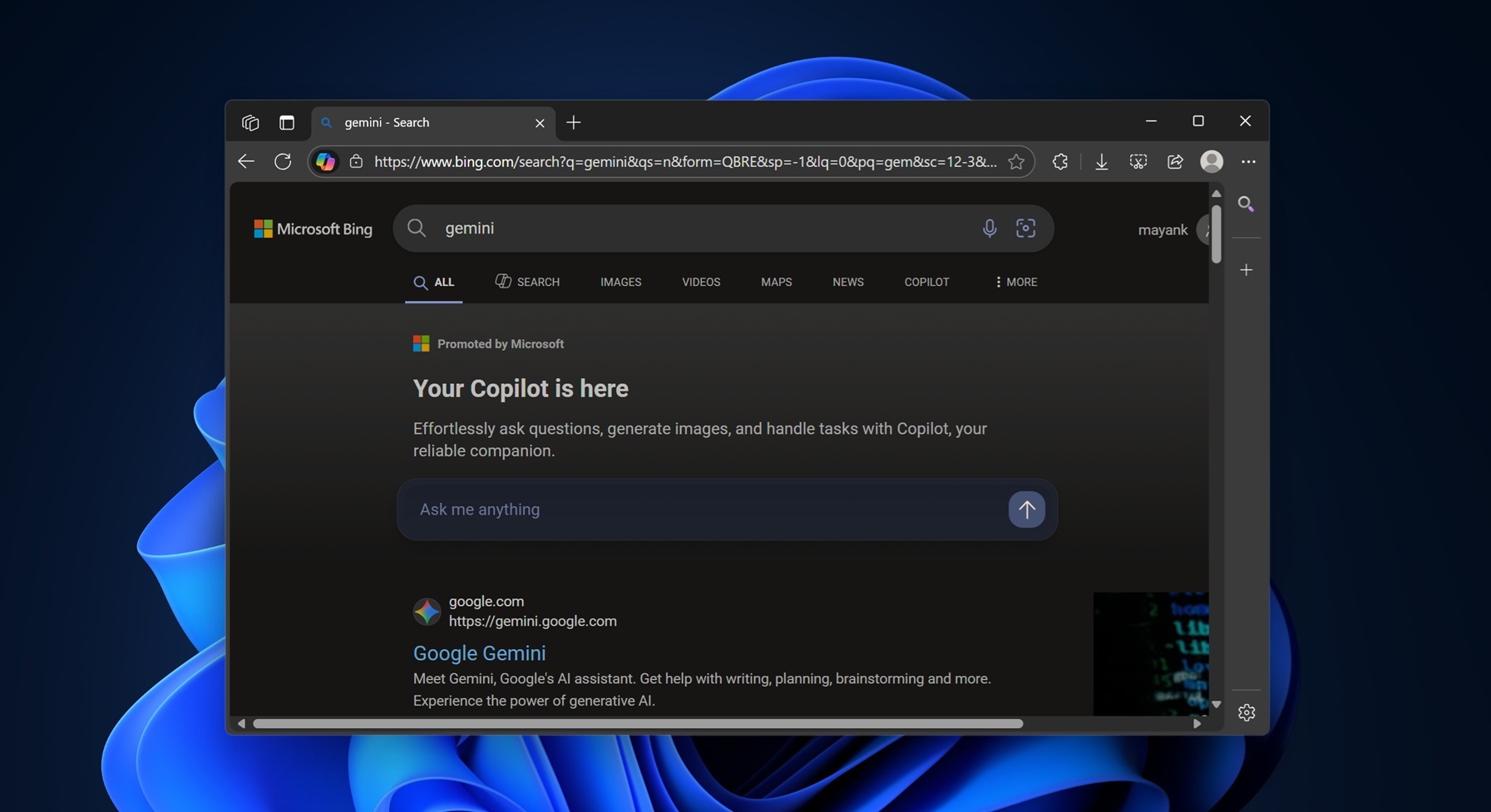 microsoft-began-to-impose-copilot-instead-of-other-ai-when-searching-in-the-bing-system