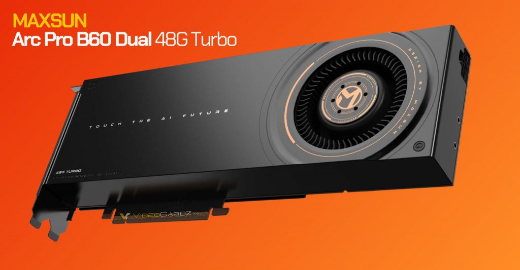 maxsun-will-release-the-intel-arc-pro-b60-dual-two-chip-video-card-with-48-gb-of-memory-for-$-1200