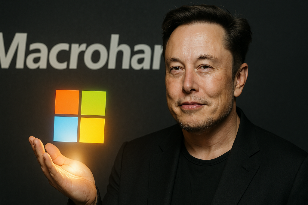 Илон-Маск-основал-компанию-macrohard-—-шутку-над-microsoft-с-вполне-амбициозными-планами-в-ИИ