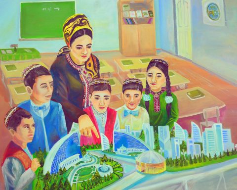 Выставка,-посвящённая-началу-учебного-года-открылась-в-Ашхабаде