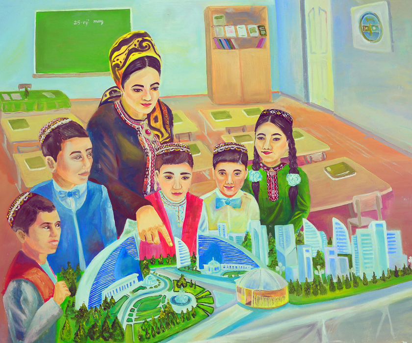 Выставка,-посвящённая-началу-учебного-года-открылась-в-Ашхабаде