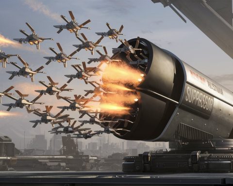 on-sakhalin,-the-first-digital-parade-of-drones-and-small-aircraft-was-held-in-russia