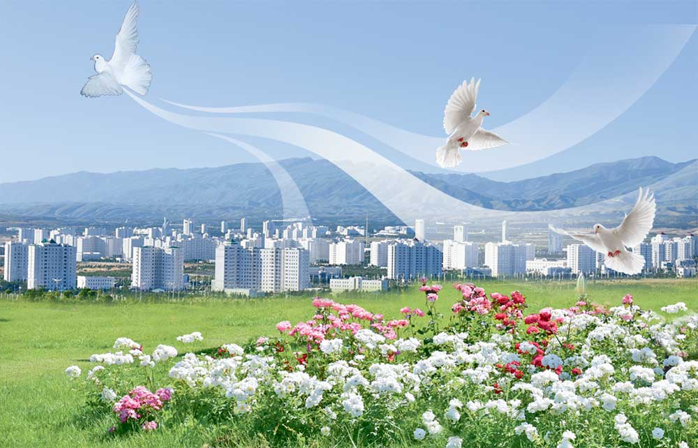 parahatcylyk ak kepderi THE ASHGABAT TIMES