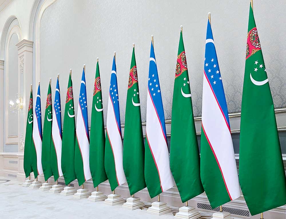 tm ozbek flags THE ASHGABAT TIMES