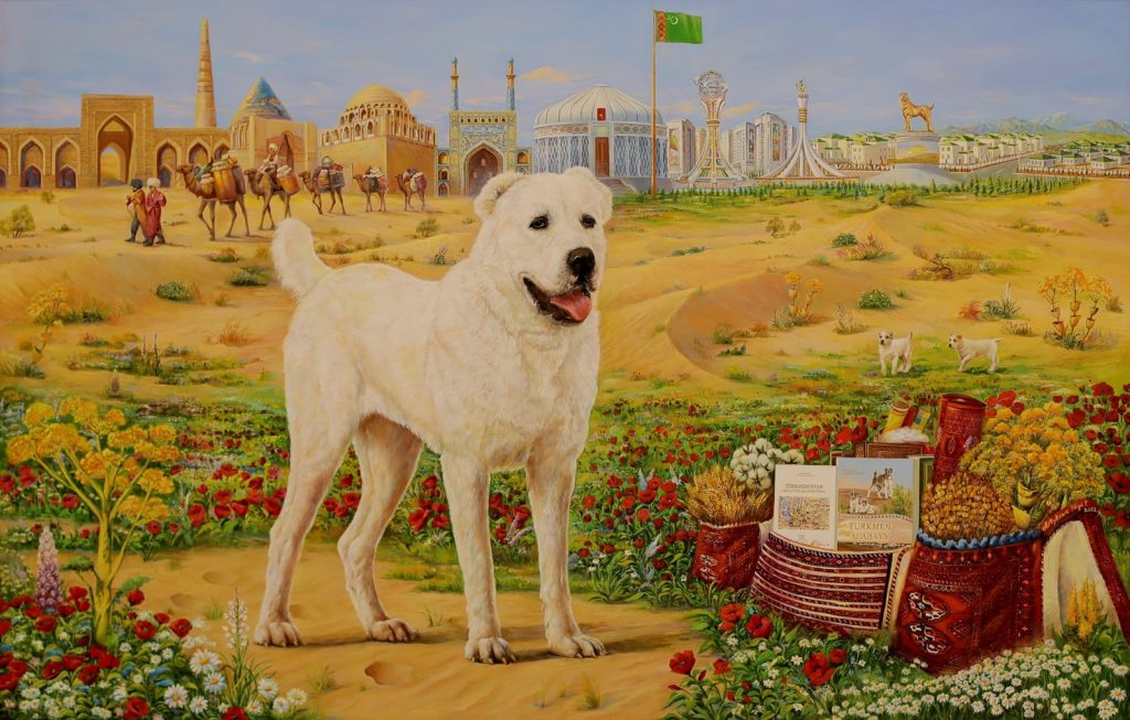 AI däl: türkmen alabaýy nakgaş sungatynda 2 bagul artykowa. turkmenin guwanjy asyrlaryn buysanjy. 2022 THE ASHGABAT TIMES