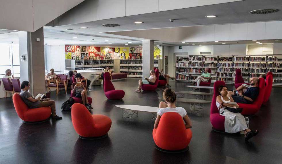 barcelona barselona spain hot ait library THE ASHGABAT TIMES